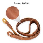 SMALLRIG Leather Camera Strap, Vintage Brown Genuine Leather Neck Shoulder Camera Strap for Canon, for Nikon, for Pentax, for Sony, for Fujifilm and for Digital Camera – 3485