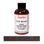 Angelus Acrylic Leather Paint Dark Brown 4oz