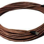 RiteAV – 25 FT Cat6 Brown Ethernet Network RJ45 Patch Cord (Pure Copper) (Connectors and Boots Installed)