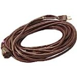 Master Electrician 02356-07ME 40-Feet Round Vinyl Indoor/Outdoor. Extension Cord, Brown