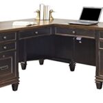 Martin Furniture Hartford L-Shaped Desk, Brown