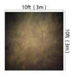 Kate 10×10ft Brown Backdrops Portrait Abstract Photography Background Old Master Texuture Abstract Photo Backdrops for Photographer Soft Fabric Cloth Seamless Photo Headshot Props