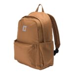 Carhartt 21L Classic Laptop Daypack, Durable Water-Resistant Pack with Laptop Sleeve, Carhartt Brown