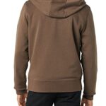 Amazon Essentials Men’s Full-Zip Hooded Fleece Sweatshirt (Available in Big & Tall), Medium Brown, Large