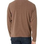 Amazon Essentials Men’s Full-Zip Polar Fleece Jacket (Available in Big & Tall), Brown Heather, Large