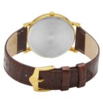 Bulova Men’s Classic 3-Hand Calendar Date Quartz Leather Strap Watch, Buckle, 37mm