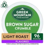 Green Mountain Coffee Brown Sugar Crumble Keurig Single-Serve K Cup Pods, Medium Roast Flavored Coffee, Brown Sugar Crumble, 24 Count (Pack of 4)