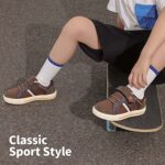 DREAM PAIRS Little Kid Boys’ 151014-K Brown Orange School Loafers Sneakers Shoes Size 13 M US Little Kid