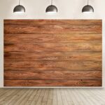 Wood Backdrop for Photography Brown Rustic Wood Backdrop for Party Vintage Wooden Background Wood Panel Plank Backdrops Baby Shower Birthday Party Wedding Banner Photoshoot 7x5ft