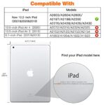 MoKo Case for iPad 10.2 iPad 9th Generation 2021/ iPad 8th Generation 2020/ iPad 7th Generation 2019, Slim Stand Hard Back Shell Smart Cover Case for iPad 10.2 inch, Auto Wake/Sleep, Brown