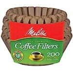 Melitta 62957 8 To 12 Cup Natural Brown Basket Coffee Filters 200 Count (Pack of 2)
