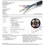 fast Cat. Cat6 Direct Burial Outdoor Rated CMX Cable,Waterproof, 23AWG Solid Bare Copper, 550MHz, UL Listed, Unshielded UTP, Bulk Ethernet Cable (500ft, Brown)