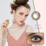 Excellent Colored Colorful___Contacts___ Present to Fashion Show,Make a Unforgettable,Brown [Ships from US,3-4 Days Delivery]