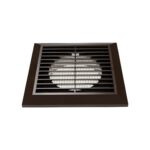 HVAC OV 4 Inch Fit – Brown Plastic Vent Cover – Exhaust Dryer Vent Cover – Built-in Protection Screen and Screws Included – Outside Dimensions: 6.7 x 6.7 Inches