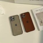 ZTOFERA Case for iPhone 13 Pro Max 6.7 inch,Clear Soft Silicone Bumper Protective Retro Color Transparent Shockproof Phone Case – Brown