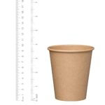 Comfy Package [100 Pack] 10 oz. Kraft Paper Hot Coffee Cups- Unbleached