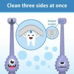 Dr. Brown’s ToothScrubber Toddler Toothbrush, BPA Free, Ages 1-4, Monster Design