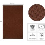 COTTON CRAFT Amazing Kitchen Towels -8 Pack- 100% Cotton Euro Café Waffle Weave Dish Towels Set – Soft Absorbent Quick Dry Low Lint – Reusable Terry Pantry Bar Cleaning Cloth – Large 16×28 – Chocolate