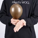 PartyWoo Retro Brown Balloons, 120 pcs 5 Inch Coffee Brown Balloons, Latex Balloons for Balloon Garland Arch as Party Decorations, Birthday Decorations, Wedding Decorations, Baby Shower Decorations