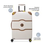 DELSEY Paris Chatelet Hardside 2.0 Luggage with Spinner Wheels, Chocolate Brown, Carry-on 19 Inch