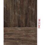 Kate 5x7ft Brown Wood Backdrops for Photography Wooden Plank Photo Background Vintage Portrait Backdrop for Photoshoot
