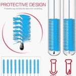 Long Straw Brush, Nylon Pipe Tube Cleaner 10-ihch X 2/5-inch Set of 10 (Blue)