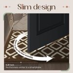 AIZIBLISH Door Mats Indoor, Non-Slip Absorbent Front Door Mat, Resist Dirt Entryway Rug, Classic Geometric Pattern Doormats for Indoor, Outdoor, Front Door, Entryway, Patio etc. Brown, 20″x32″