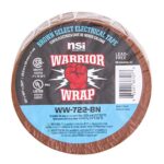 NSI WarriorWrap Select 3/4 in. x 60 ft. 7 mil Vinyl Electrical Tape, Brown
