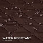 TAOCOCO Sofa Cushion Cover Reversible Dog Bed Cover Water Resistant Pet Blanket for Couch Sofa Chaise Bed, Furniture Protector Sofa Chaise Slipcover for Pets Kids (Brown, 42×68 Inches)
