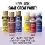 FolkArt Acrylic Paint in Assorted Colors (2 oz), 2560, Bark Brown