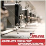 ColourTree 6′ x 50′ Brown Fence Privacy Screen Windscreen Cover Fabric Shade Tarp Netting Mesh Cloth – Commercial Grade 170 GSM – Cable Zip Ties Included – We Make Custom Size