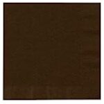 Amscan Chocolate Brown 2-Ply Luncheon Napkins – 6.5′ x 6.5′ | Pack of 40