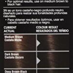 John Frieda Precision Foam Colour, Deep Brown Black 3N, Full-coverage Hair Color Kit, with Thick Foam for Deep Color Saturation
