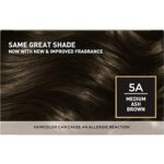 L’Oreal Paris Superior Preference Fade-Defying + Shine Permanent Hair Color, 5A Medium Ash Brown, Pack of 1, Hair Dye