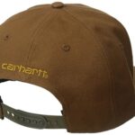 Carhartt Men’s 100 Percent Cotton Duck Moisture Wicking Fast Dry Ashland Cap,Carhartt Brown,One Size