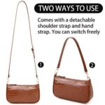lapsting Women’s Shoulder Handbags Bag Mini Purse for Women Crossbody Clutch Small Purses Bags Brown