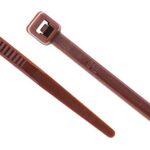 6 Inch Brown Miniature Nylon Cable Tie – 100 Pack
