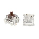 Gateron 5pin G Brown Pro 3.0 Switches Pre-lubed RGB SMD Tactile for Gaming Mechanical Keyboard (36Pcs, Pro Brown 3.0)