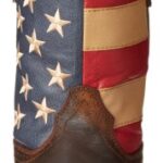 Durango mens Men’s Rebel Flag Brown Db5554 western boots, Brown and Union Flag, 10 Wide US