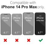 Svanove for iPhone 14 Pro Max Case Clear, Transparent Jelly Protective Silicone Phone Case with Design for Women Girly Cute Simple, Thin Slim Fit Soft Flexible TPU Shockproof Bumper, Clear Brown