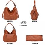 Wrangler Purses and Handbags for Women Hobo Purses Adjustable Crossbody Shoulder Bags Tote handbag MWW16-1022BR