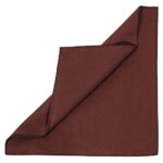 MI&VI Synthetic Chamois Microfiber Instrument Cleaning & Polishing Cloth for Violin, Viola, Cello, Bass, Guitar, Piano, Saxophone, Flute 12x12in (Pecan-Brown)