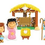 Peanuts Christmas Nativity Figure Set, Decorations and Toys, Kids Toys for Ages 3 Up by Just Play