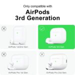 Svanove for Airpods Pro 3rd Generation Case Clear (2021), Transparent Cute Airpods 3 Case Silicone Cover Accessories, Soft TPU Rubber Airpods Case for Women Girl, Brown