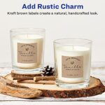 Avery Printable Blank Square Labels, 2″ x 2″, Kraft Brown, 300 Customizable Labels (22846)