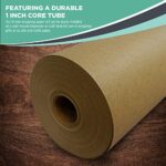 Kraft Brown Paper Roll 30″ x 2,400″ (200 ft) – 100% Recyclable Craft Construction and Packing Paper for Use in Moving, Bulletin Board Backing and Paper Tablecloths