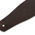 Levy’s Leathers 2 1/2″ Leather Guitar Strap – Adjustable from 38″ to 51″; Dark Brown (M26-DBR)