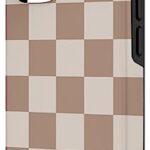 iPhone 13 Brown Classic Checkered Big Checkerboard Case
