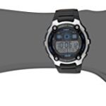 Casio AE-2000W-1AVCF Men’s AE2000W-1AV Silver-Tone and Black Multi-Functional Digital Sport Watch