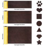 Omont Leather Repair Patch?3.3 X 57 Inch Anti Scratch Self-Adhesive Leather Repair Tape for Couch, Car Seats, Sofas, Handbags?Dark Brown?